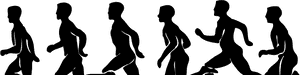 Black And White Library Amazing Silhouette Png Free - Running Png PNG image with transparent background