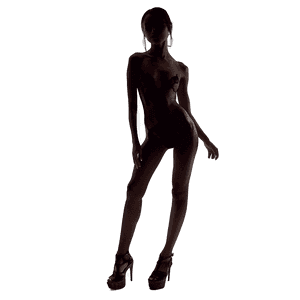 Runway Model Silhouette PNG uqt PNG image with transparent background