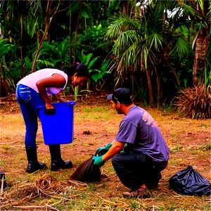 Rural Area Cleanup Event Png Fbe PNG Image