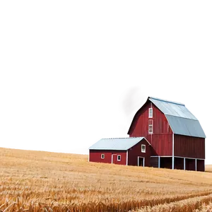 Rural Farmhouse Wheat Field Png 57 PNG Image