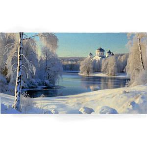 Russia Winter Scene PNG dra PNG image with transparent background