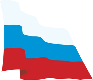 Russian Flag Waving PNG Image