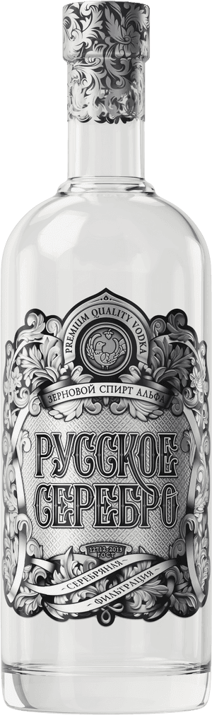 Russian Silver Vodka, HD Png Download PNG