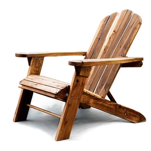 Rustic Adirondack Chair Png 06292024 PNG Image