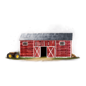 Rustic Barn Building PNG 05242024 PNG image with transparent background
