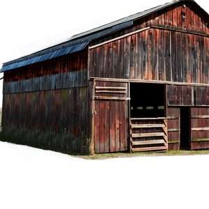 Rustic Barn Building PNG 05242024 PNG image with transparent background