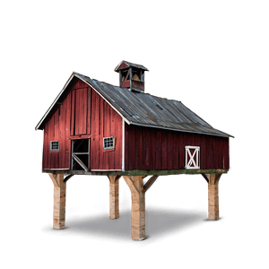Rustic Barn Building PNG mbs PNG image with transparent background