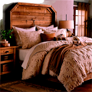 Rustic Bedding Ideas PNG jxc PNG