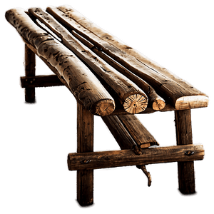 Rustic Bench PNG 05232024 PNG image with transparent background