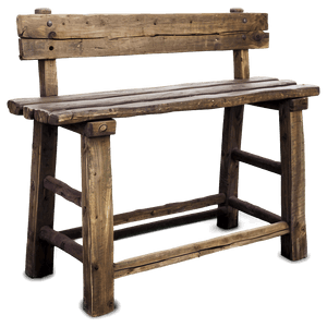Rustic Bench PNG 96 PNG image with transparent background