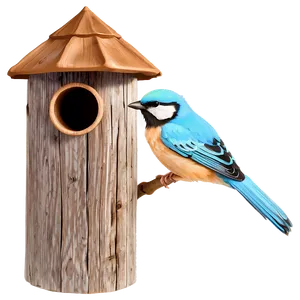 Rustic Birdhouse Png Pdl7 PNG Image