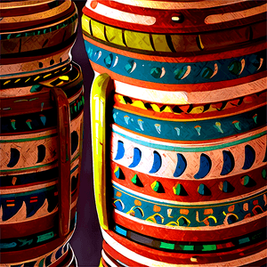 Rustic Clay Pottery PNG 06212024 PNG