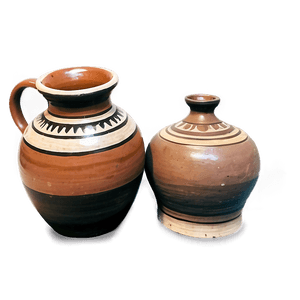 Rustic Clay Pottery PNG 06212024 PNG