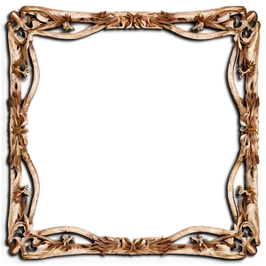 Rustic Decorative Frame Png 06292024 PNG Image