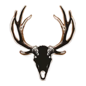 Rustic Deer Antler Illustration Png Ihv28 PNG Image