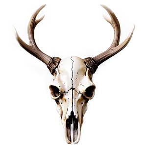 Rustic Deer Skull Design Png Ppe33 PNG Image