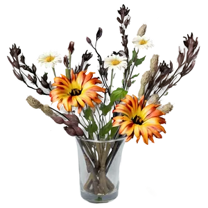 Rustic Fall Flowers Png Ctk29 PNG Image