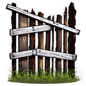 Rustic Farm Fence PNG 05242024 PNG