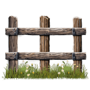Rustic Farm Fence PNG rsu PNG