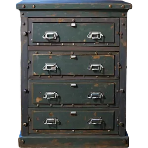 Rustic Filing Cabinet Png Vrb PNG Image