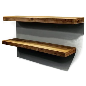 Rustic Floating Shelves Png 06132024 PNG Image