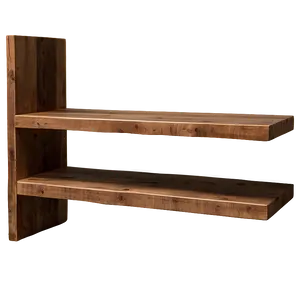 Rustic Floating Shelves Png 75 PNG Image