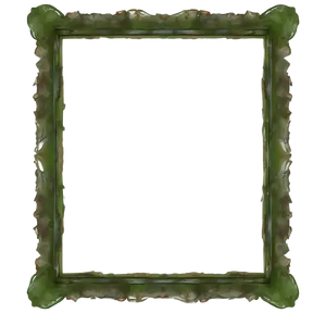 Rustic Green Frame Png 86 PNG Image