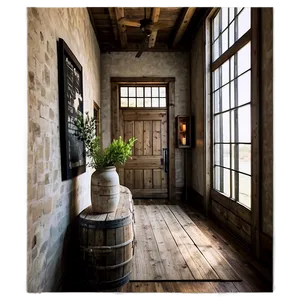 Rustic Hallway Decorations Png Vjk PNG Image