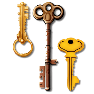 Rustic Keys PNG 05242024 PNG image with transparent background