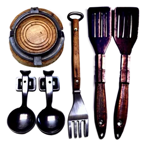 Rustic Kitchen Utensils Png 19 PNG Image