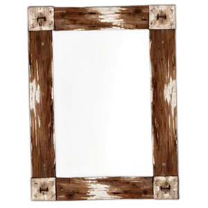 Rustic Mirror Frame Png Omr PNG Image