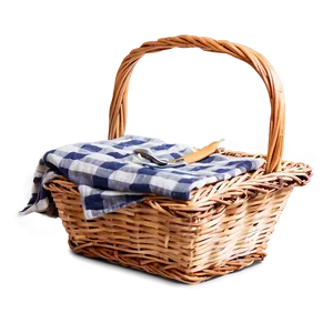 Rustic Picnic Basket Png 06122024 PNG Image