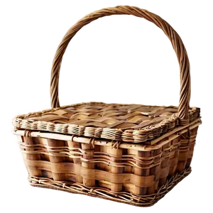 Rustic Picnic Basket Png Asl60 PNG Image