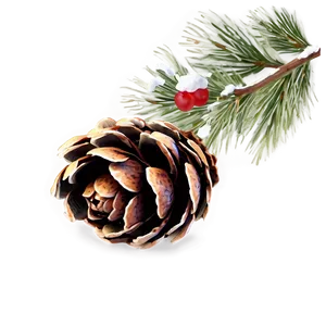 Rustic Pinecone Png 06132024 PNG Image