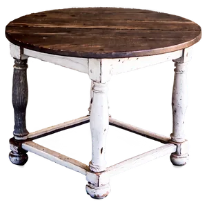 Rustic Round Table Charm Png Mby7 PNG Image