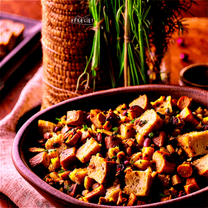 Rustic Rye Bread Stuffing PNG 06272024 PNG