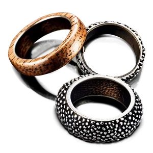 Rustic Textured Rings Png Xif2 PNG Image