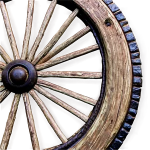 Rustic Wagon Wheel Png Vij PNG Image