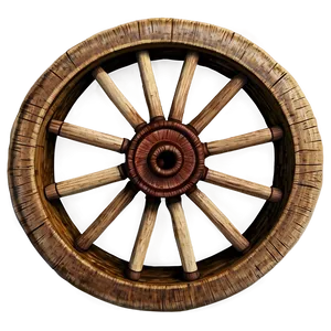 Rustic Wagon Wheel Png Xoq PNG Image