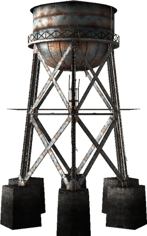 Water Tower Png - Water Tower In Fallout, Transparent Png PNG image with transparent background