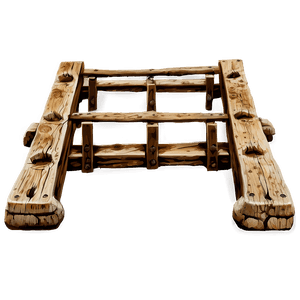 Rustic Wooden Bridge PNG 05242024 PNG image with transparent background