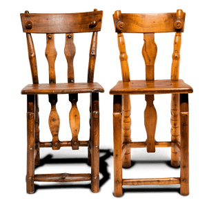 Rustic Wooden Chair PNG 06262024 PNG with transparent background