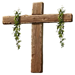 Rustic Wooden Cross Png 05252024 PNG Image