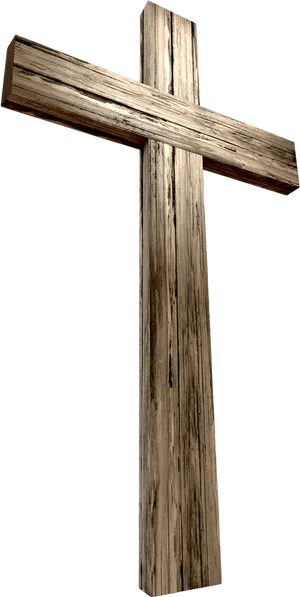 Rustic Wooden Cross.png PNG Image