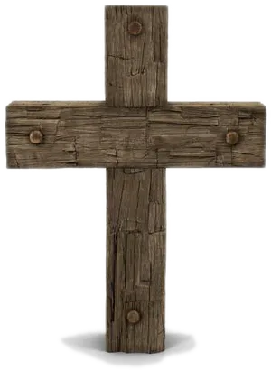 Rustic Wooden Cross.png PNG Image