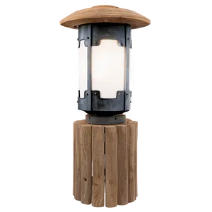 Rustic Wooden Light Post Png Vud PNG Image