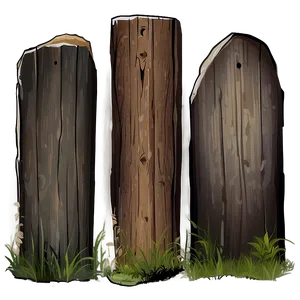 Rustic Wooden Post Png Lrm PNG Image