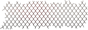 Rusty Chain Link Fence Texture PNG Image