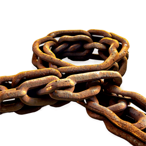 Rusty Chains PNG hog PNG image with transparent background