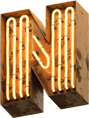 Transparent Png Neon Letters Light, Png Download PNG with transparent background